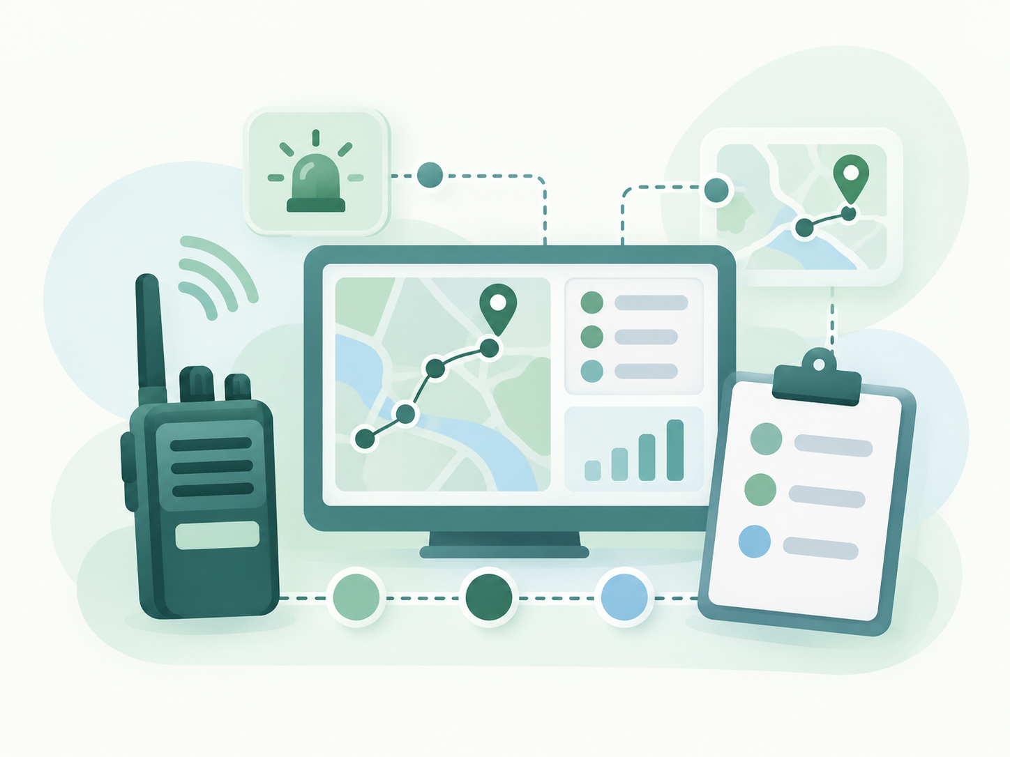 Comunicación, monitoreo y coordinación
