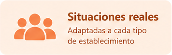 Situaciones prácticas adaptadas al establecimiento